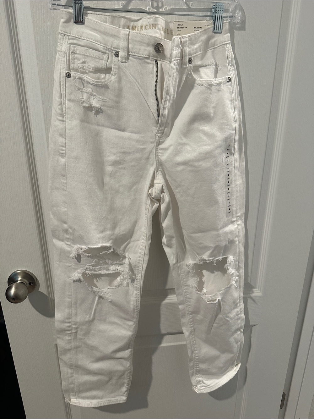 American Eagle Mom Straight Jean (short)